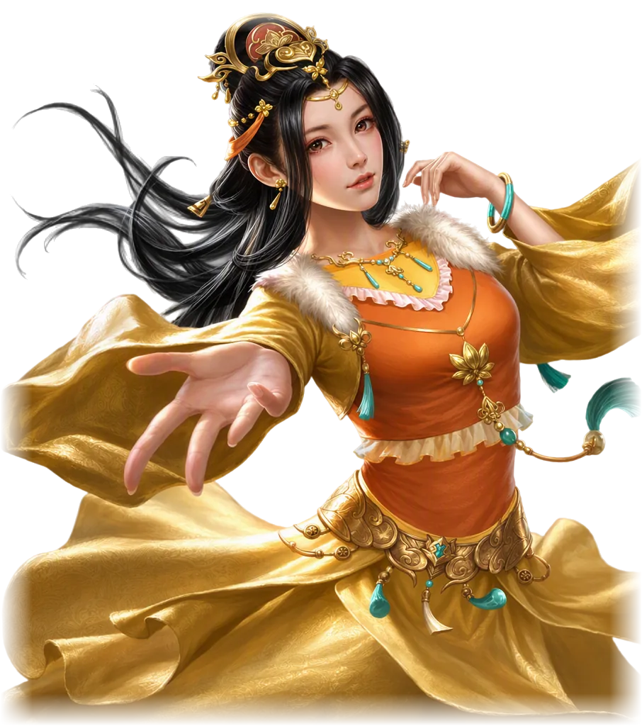 皇城三国 甄洛 立绘