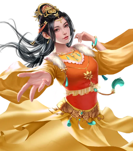 皇城三国 甄洛 立绘